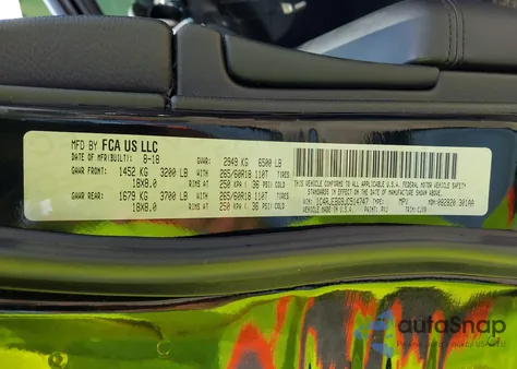 2018 Jeep Grand Cherokee Limited 4X2 из США, поврежденный, VIN 1C4RJEBG9JC514747